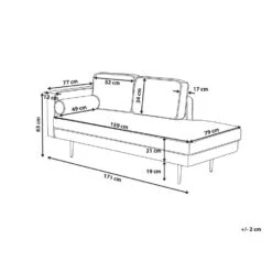 MIRAMAS - Chaise Longue - Roze - Linkerzijde - Fluweel -LeenBakker Winkel cf8e7975fbe246e58553aae59fc75483