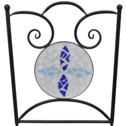 VidaXL Bistrostoelen Inklapbaar 2 St Keramiek Blauw En Wit 9 VidaXL Bistrostoelen Inklapbaar 2 St Keramiek Blauw En Wit -LeenBakker Winkel d04a9350bb2643faaf59fb16731743b7