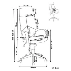 DELIGHT - Bureaustoel - Bruin/Wit - Polyester 13 DELIGHT - Bureaustoel - Bruin/Wit - Polyester -LeenBakker Winkel d09f64e7793f4d01a454f7ac68dc5fcb