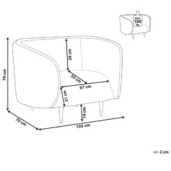 LOEN - Fauteuil - Oranje - Fluweel -LeenBakker Winkel d0eee5598f3f4d6f8530f75c64e1d456