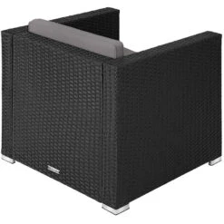 Tectake Wicker Fauteuil Lignano, Zwart 14 Tectake Wicker Fauteuil Lignano, Zwart -LeenBakker Winkel d10a0ed6f77247f98d15a2badad2e764