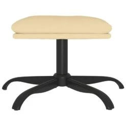 VidaXL - Voetenbank - Crème - Fluweel -LeenBakker Winkel d157025f077a42719743602b99a17cd0