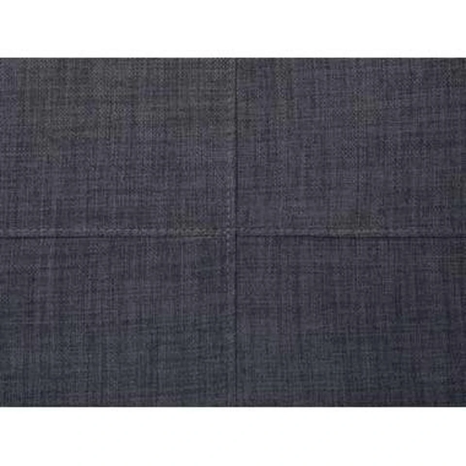 Beliani Ottomaan OSLO - Grijs Polyester 4 Beliani Ottomaan OSLO - Grijs Polyester - Afbeelding 2