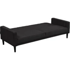 Avon - Slaapbank 3-zits In Antraciet Ribstof -LeenBakker Winkel d3460ed582f243a6833154e9815385b5