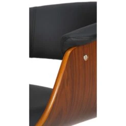 CLP Set Van 2 Barkruk Vestal Zwart Frame - Kunstleer - Walnoot/zwart -LeenBakker Winkel d3ab65a6bbc14fedba212eaeffabab3f