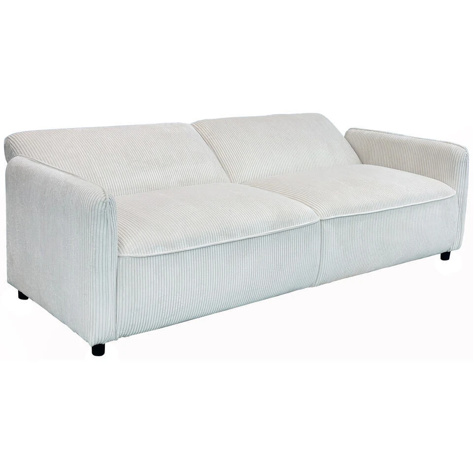 Alicia - Slaapbank 3-zits In Crèmekleurige Stof 8 Alicia - Slaapbank 3-zits In Crèmekleurige Stof - Afbeelding 6