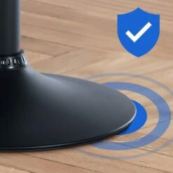 CLP Set Van 2 Barkruk Braga Zwart Frame - Fluweel - Grijs -LeenBakker Winkel d4567d8ca1774002b27b716eea5ef864