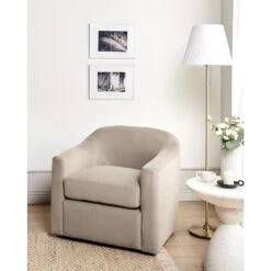 MAGNOR - Fauteuil - Taupe - Polyester -LeenBakker Winkel d497215980df426f9c43b9fff4e05a19