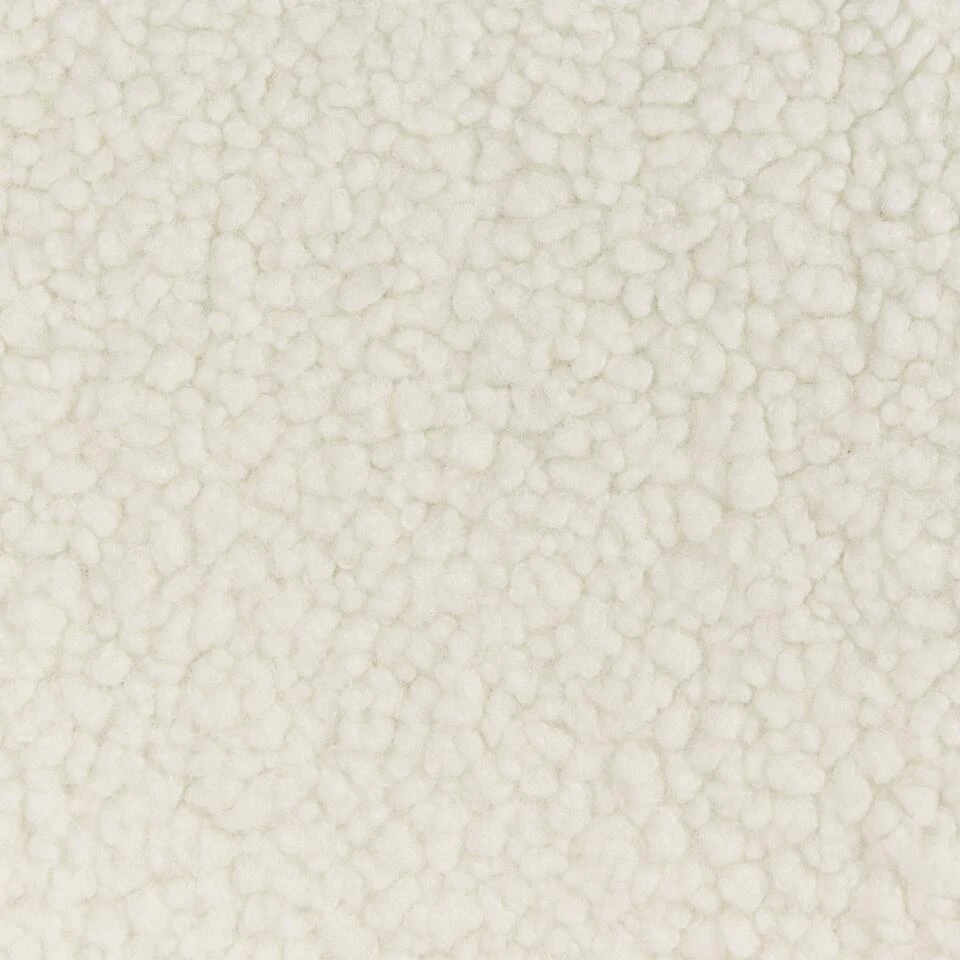 ANASET - Schommelstoel - Wit/Goud - Bouclé 11 ANASET - Schommelstoel - Wit/Goud - Bouclé - Afbeelding 9