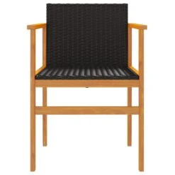 VidaXL - Tuinstoelen - Zwart - Poly Rattan - 2 Stuks -LeenBakker Winkel d5bf28b129a842aa8e2f146d706e4407