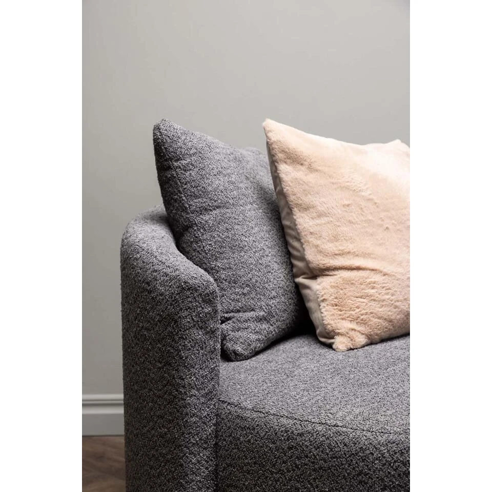 Fjôrd Loveseat Teddy Grijs - Zithoogte 40cm - 118x118x72cm - Kelso 13 Fjôrd Loveseat Teddy Grijs - Zithoogte 40cm - 118x118x72cm - Kelso - Afbeelding 11