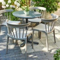 WOOOD Bliss Tuinstoel Met Spijlen Kunststof Taupe - Set Van 2 12 WOOOD Bliss Tuinstoel Met Spijlen Kunststof Taupe - Set Van 2 -LeenBakker Winkel d5e324b561e84987a72d3bcdb1292a49