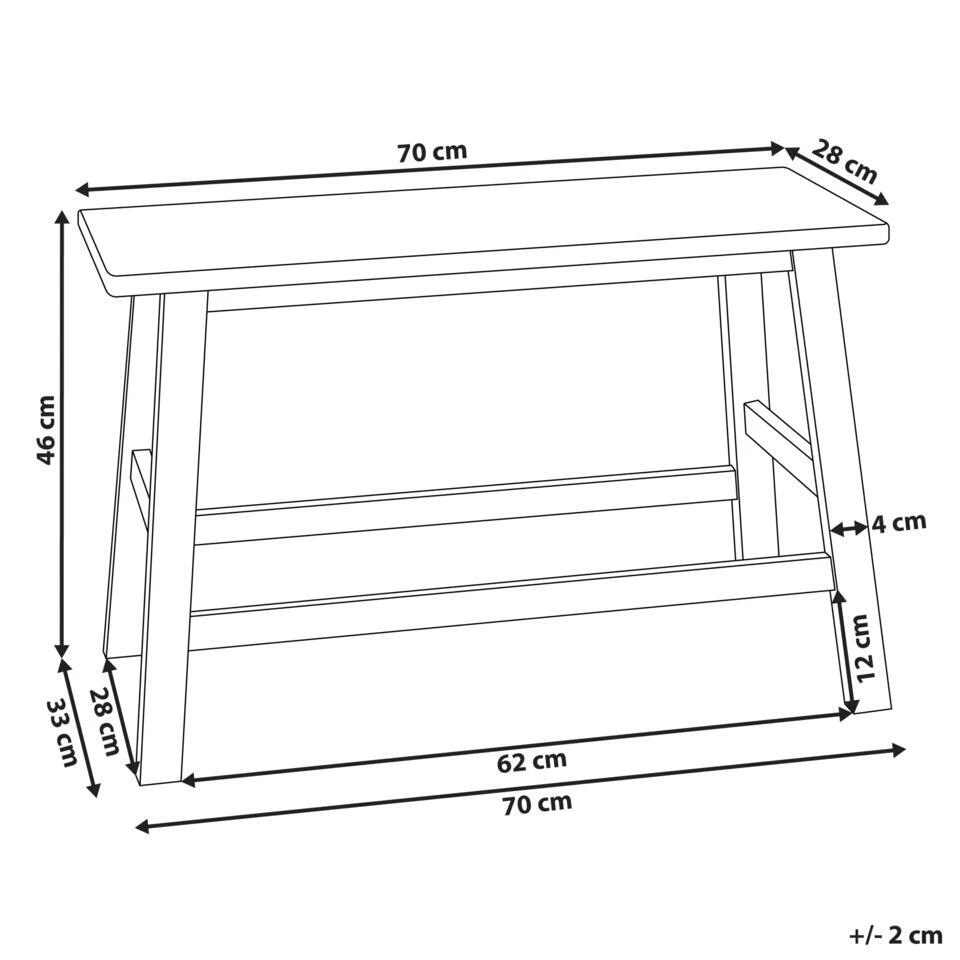 IGUAZU - Bankje - Lichtbruin - Bamboe 6 IGUAZU - Bankje - Lichtbruin - Bamboe - Afbeelding 4