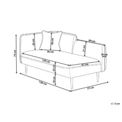 CHEVANNES - Chaise Longue - Roze - Linkszijdig - Polyester -LeenBakker Winkel d646b185c14f4ad1ae123d8775f565de 1