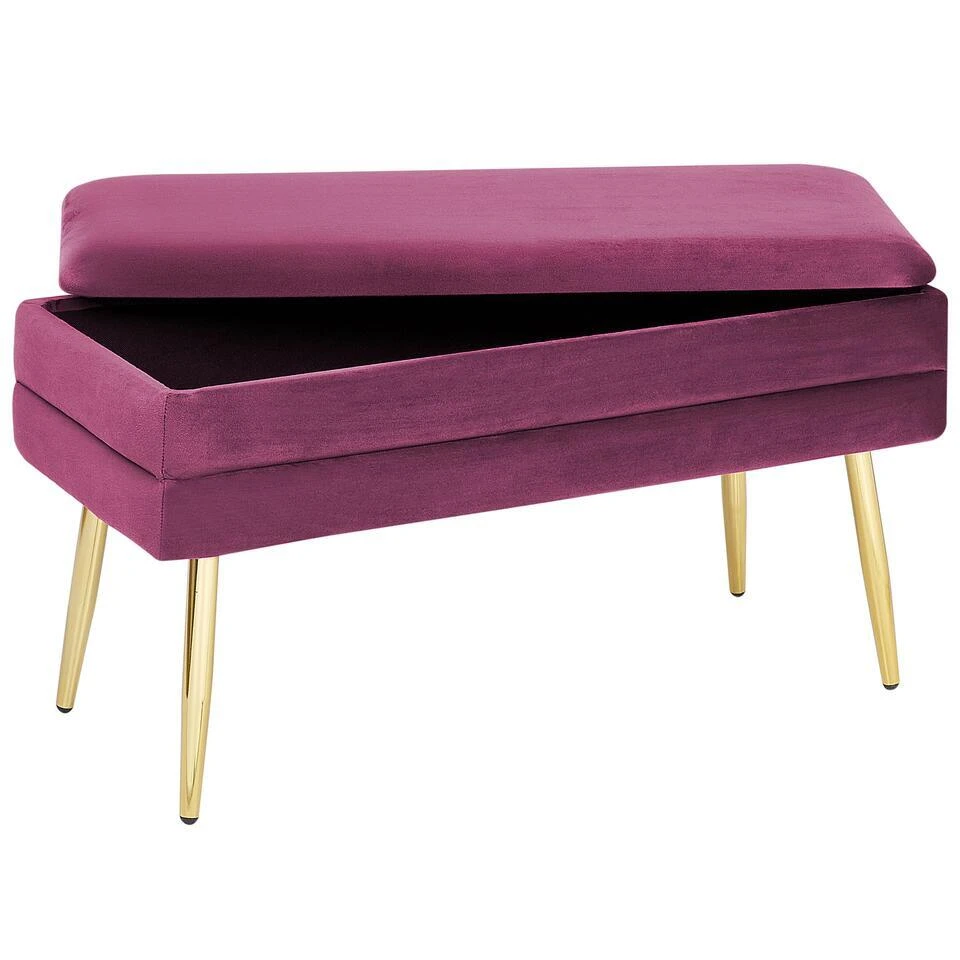 DURHAM - Bankje - Roze - Fluweel 8 DURHAM - Bankje - Roze - Fluweel - Afbeelding 6