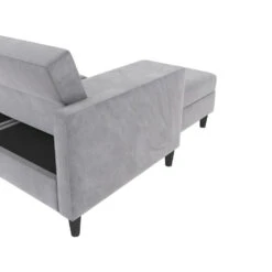 Hartford - 3-zits Slaapbank In Grijs Fluweel -LeenBakker Winkel d783bfd57a1a414da4321e7ac7581ece