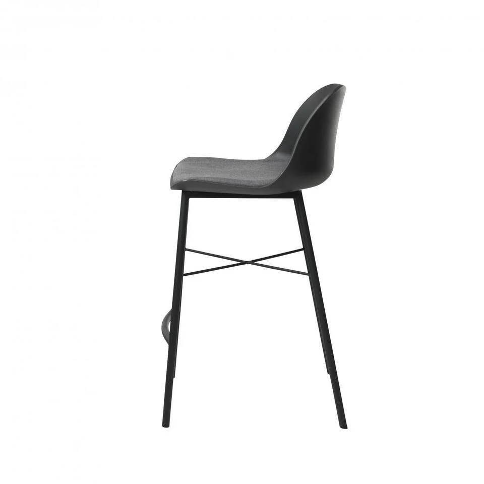 Nordic Home - Rosie Barstoel - Zwart 5 Nordic Home - Rosie Barstoel - Zwart - Afbeelding 3