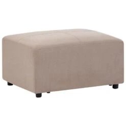 KOHLO - Ottomaan - Taupe - Polyester -LeenBakker Winkel dae8e7262d694682a01463dea6b50ed7