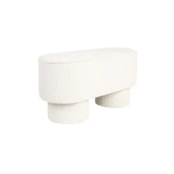 Housecraft Marcos Bankje Bouclé Wit 11 Housecraft Marcos Bankje Bouclé Wit -LeenBakker Winkel db473417a39440caa40832e41e3f4b2c