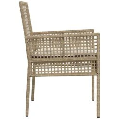 VidaXL - Tuinstoel - Beige - Poly Rattan - 53 X 60 X 85cm -LeenBakker Winkel dbd66ff87c384a2090be87b232ec4029