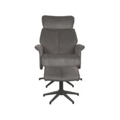 LABEL51 Fauteuil Verdal - Antraciet - Cosmo - Incl. Hocker - 79x77x109 Cm 11 LABEL51 Fauteuil Verdal - Antraciet - Cosmo - Incl. Hocker - 79x77x109 Cm -LeenBakker Winkel dbe71dc9138541c592a1aebeed72cc63