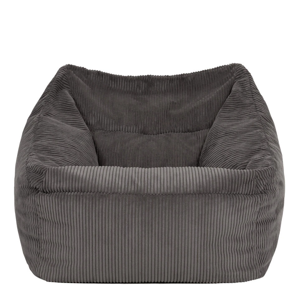 Icon Zitzack Morgan - Corduroy Zitzakfauteuil - Houtskool 6 Icon Zitzack Morgan - Corduroy Zitzakfauteuil - Houtskool - Afbeelding 4
