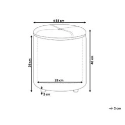 MARYLAND - Poef - Wit - 38 Cm - Kunstleer 14 MARYLAND - Poef - Wit - 38 Cm - Kunstleer -LeenBakker Winkel dc8cde0b5464420da4ee4d719c39b671