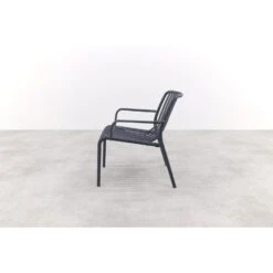 Stripe Loungestoel - Antraciet -LeenBakker Winkel dd1953861d554d2095a5fb12211db6f4