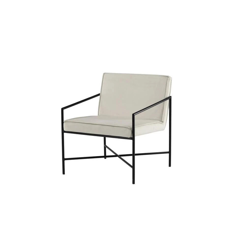 Svea - Nara Fauteuil - Velvet - Champagne 8 Svea - Nara Fauteuil - Velvet - Champagne - Afbeelding 6