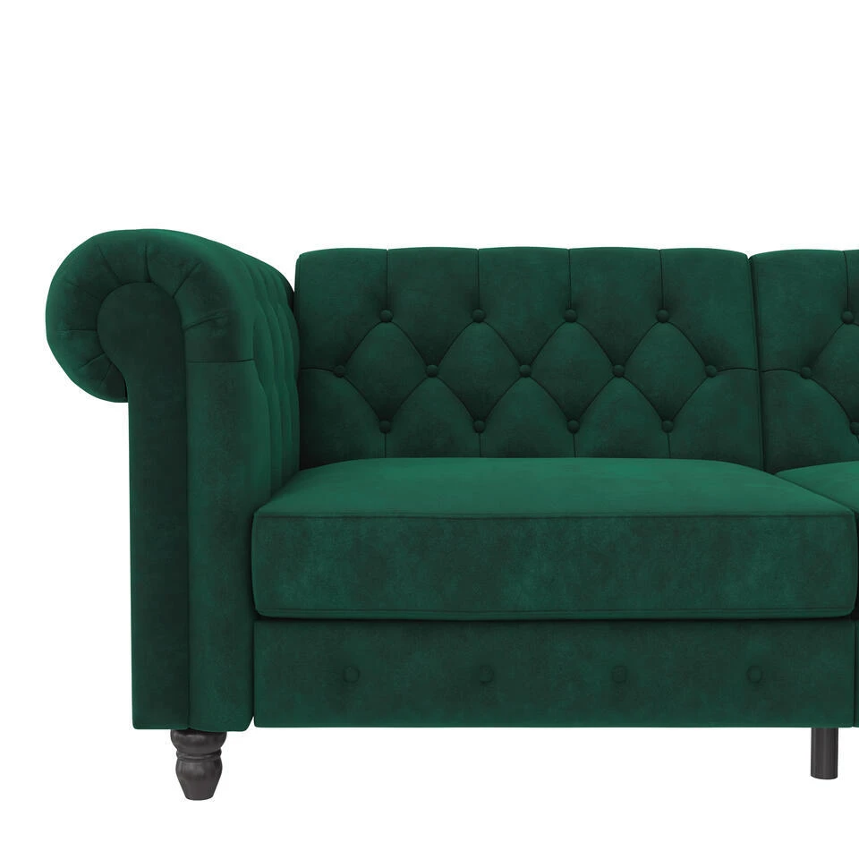 Felix - 3-zits Slaapbank In Donkergroene Kleur 9 Felix - 3-zits Slaapbank In Donkergroene Kleur - Afbeelding 7