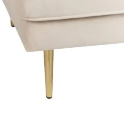 MIRAMAS - Chaise Longue - Beige - Linkerzijde - Fluweel -LeenBakker Winkel df1863acb3f542dabd47b70648ba1ad0