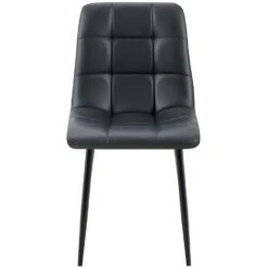 CLP Eetkamerstoel Antibes Zwart Frame - Kunstleer - Zwart -LeenBakker Winkel df71209b8bd64cc3a684b551d6856195