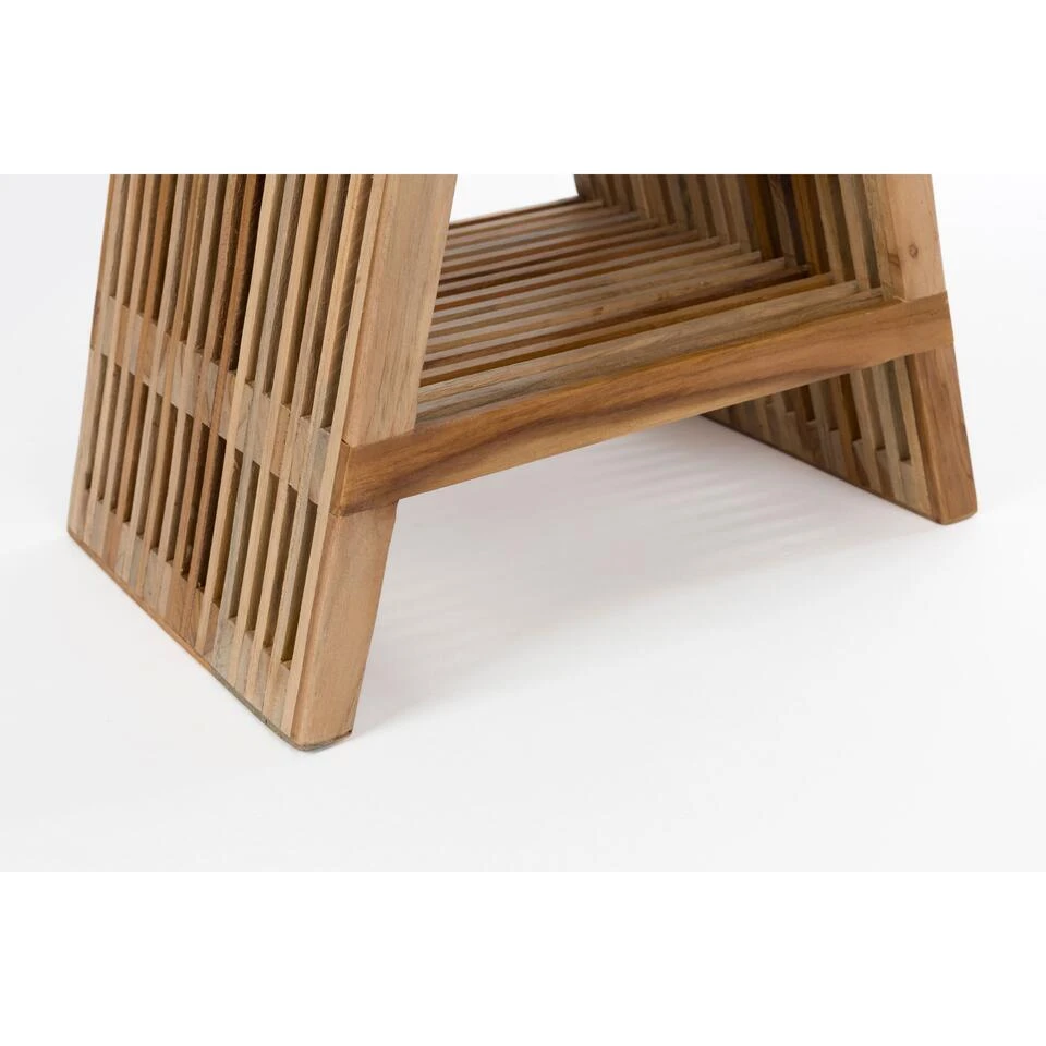 Housecraft Living Djia Krukje Teak Hout - Bruin 6 Housecraft Living Djia Krukje Teak Hout - Bruin - Afbeelding 4