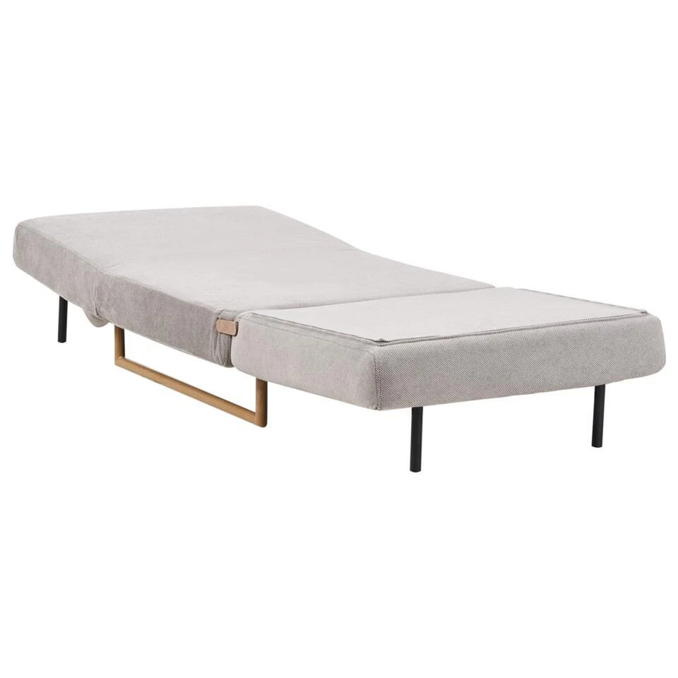 JERSLEV - 1-zits Slaapbank - Grijs - Polyester 7 JERSLEV - 1-zits Slaapbank - Grijs - Polyester - Afbeelding 5