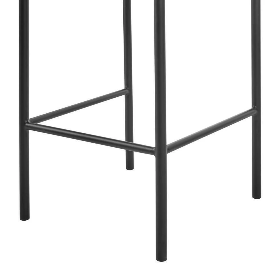 AMAYA - Barkruk Set Van 2 - Grijs - Polyester 12 AMAYA - Barkruk Set Van 2 - Grijs - Polyester - Afbeelding 10