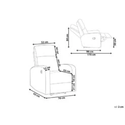 VERDAL - Relaxfauteuil Handmatig - Beige - Fluweel -LeenBakker Winkel e09f5a01a36540ea8024f6e8e3d95170