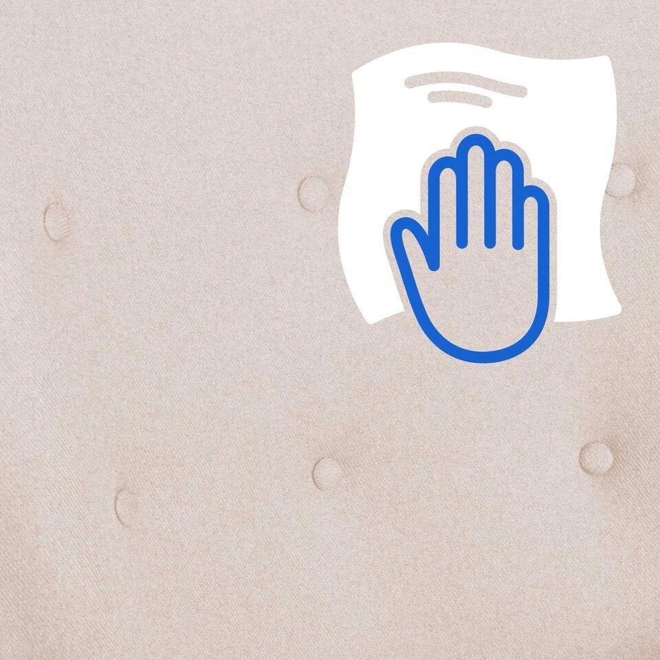 CLP Schommelstoel Sanka Stof - Creme 8 CLP Schommelstoel Sanka Stof - Creme - Afbeelding 6