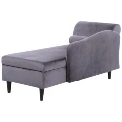 LUIRO - Chaise Longue - Donkergrijs - Linkerzijde - Fluweel 21 LUIRO - Chaise Longue - Donkergrijs - Linkerzijde - Fluweel -LeenBakker Winkel e21cf5f5eb6b4d00a7100682954850ff