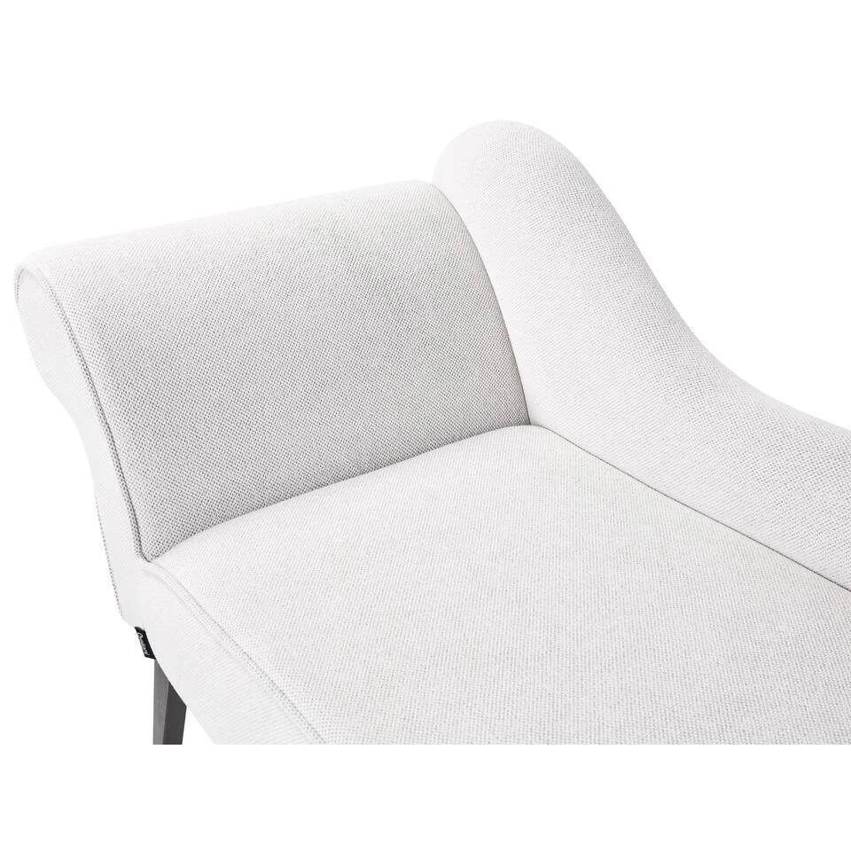 BIARRITZ - Chaise Longue - Wit - Linkerzijde - Polyester 9 BIARRITZ - Chaise Longue - Wit - Linkerzijde - Polyester - Afbeelding 7