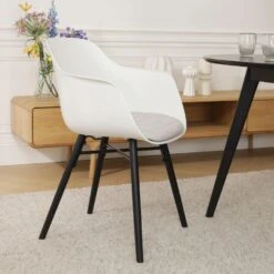 Nolon Nena-Liz Eetkamerstoel Wit - Beige - Zwarte Houten Poten 17 Nolon Nena-Liz Eetkamerstoel Wit - Beige - Zwarte Houten Poten -LeenBakker Winkel e3d1600cac99449b8cf71efa6b7297c8