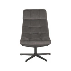 LABEL51 Fauteuil Alvar - Antraciet - Cosmo - 57x53x83 Cm 10 LABEL51 Fauteuil Alvar - Antraciet - Cosmo - 57x53x83 Cm -LeenBakker Winkel e3df46b7493f478eb770c709681705aa