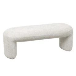 Halbankje Stof Beige - 110x45x40cm - Raven -LeenBakker Winkel e4000d3077cc4342baf3a94f7cf6820e