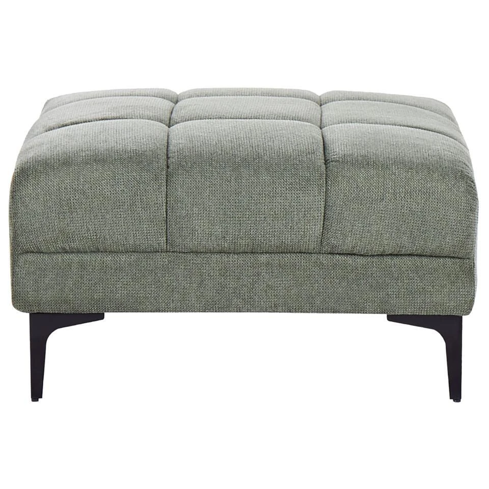 ALNES - Ottomaan - Donkergroen - Stof 7 ALNES - Ottomaan - Donkergroen - Stof - Afbeelding 5