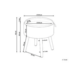 NEELY - Hocker - Beige - Fluweel 14 NEELY - Hocker - Beige - Fluweel -LeenBakker Winkel e4728ad5bbde442bb8db55c73ca4122e