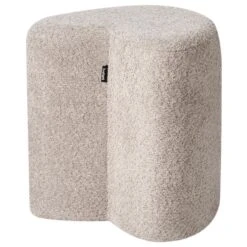 SCOTIA - Poef - Lichtbruin - Chenille -LeenBakker Winkel e475c302bd6844de9c0a57ce69595501