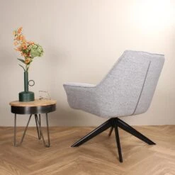 DS4U - Miron Draaifauteuil - Grijs -LeenBakker Winkel e4791cb5241e4d498b44cea832537ffa