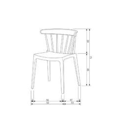 WOOOD Bliss Tuinstoel Met Spijlen Kunststof Taupe - Set Van 2 15 WOOOD Bliss Tuinstoel Met Spijlen Kunststof Taupe - Set Van 2 -LeenBakker Winkel e4f7e5eff15742d2b2e383973ea671c6