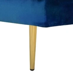 MIRAMAS - Chaise Longue - Blauw - Linkerzijde - Fluweel -LeenBakker Winkel e5e95b88ee4f4fcb9b4688b64cc14e8b
