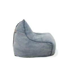 Beliani Zitzak DROP - Blauw Polyester -LeenBakker Winkel e62ce0d8813b48e28aa03c98a7801524