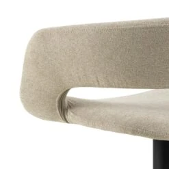 Barkruk Bruin Stof - Zithoogte 80cm - 54,5x49x101cm - Nexus - Set Van 2 -LeenBakker Winkel e7154b1b3dd54d018484ee089df7b445